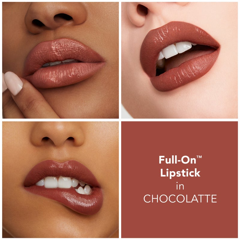 BUXOM Full On Plumping Lipstick Satin Choco Latte - Image 3